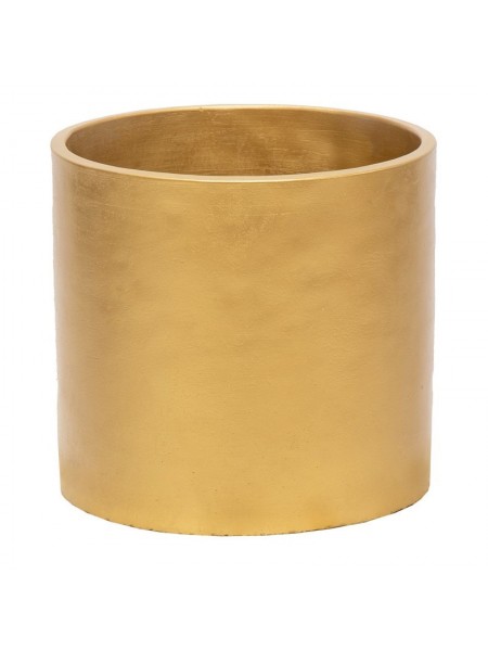 Adana smooth cylinder gold d18h17