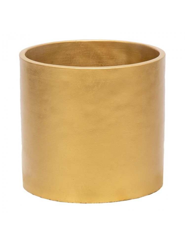 Adana smooth cylinder gold d18h17