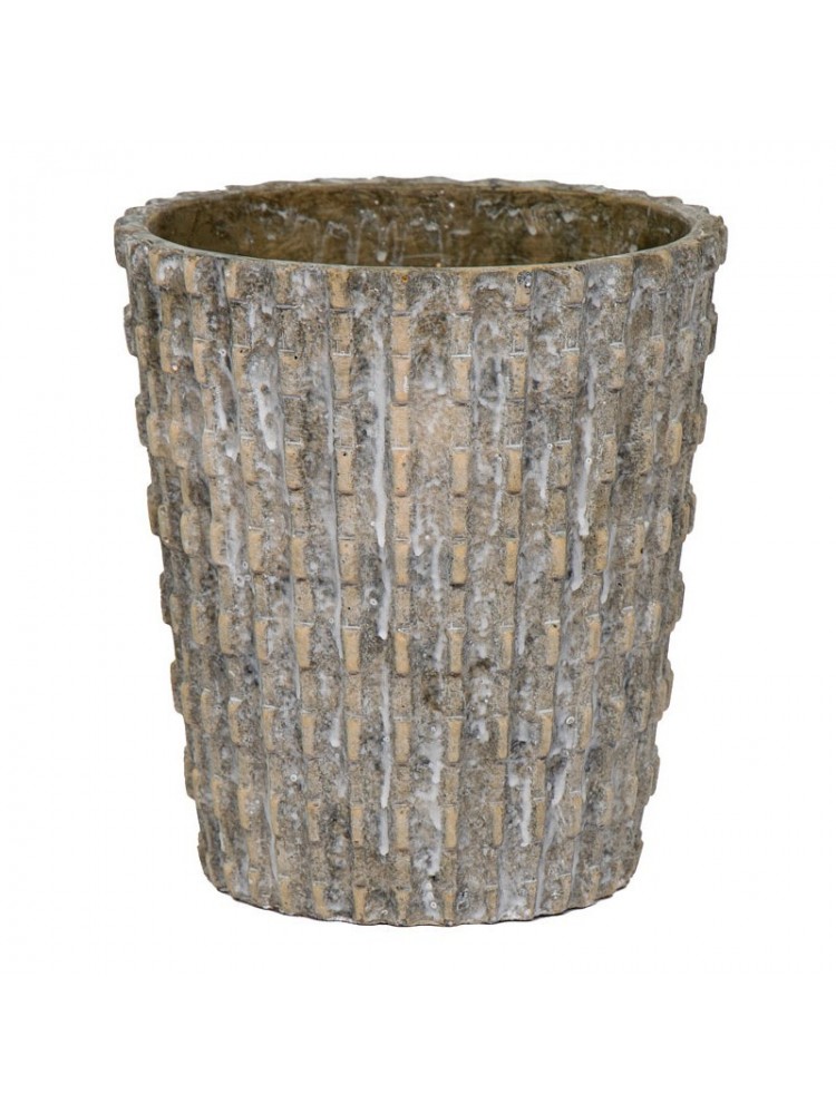 Bert planter natural d18h20