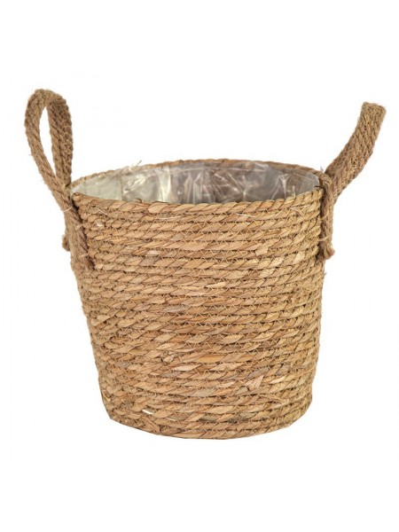 Alba planter natural d25h24