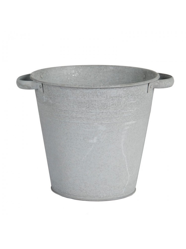 Zinc old look con. high w/handle d26h24