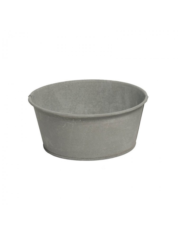 Zinc old look pot low d20h9
